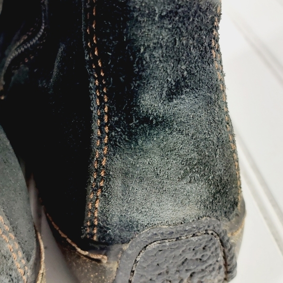 Timberland Leather Suede Waterproof Black Zippered Winter Ankle Boots I111 - Picture 11 of 12